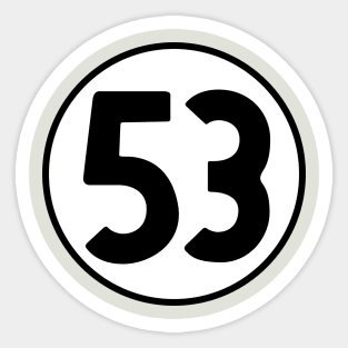 Mini Team 53 Shirt Sticker